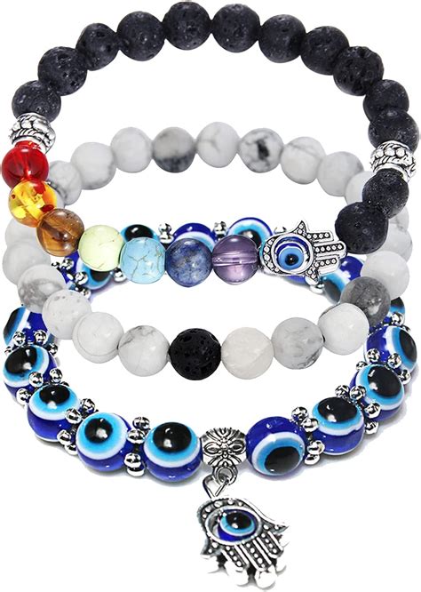 Save 10% with coupon (some sizes/colors) FREE delivery Thu, Dec 7 on $35 of items shipped by <b>Amazon</b>. . Evil eye bracelet amazon